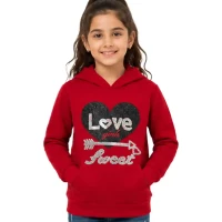 love-red-girls-hoodie-front
